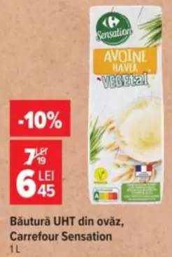 Băutură UHT din ovăz