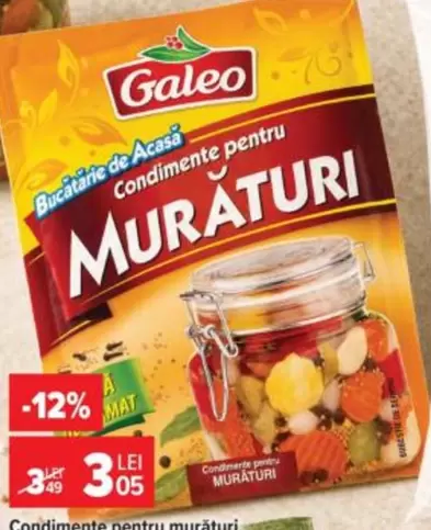 Condimente pentru Murături