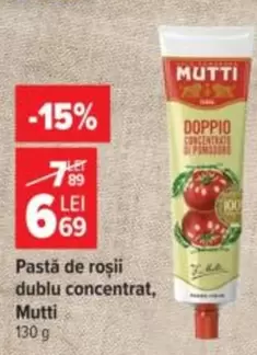 Mutti - Pastă de roșii dublu concentrat