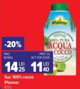 Suc 100% cocos