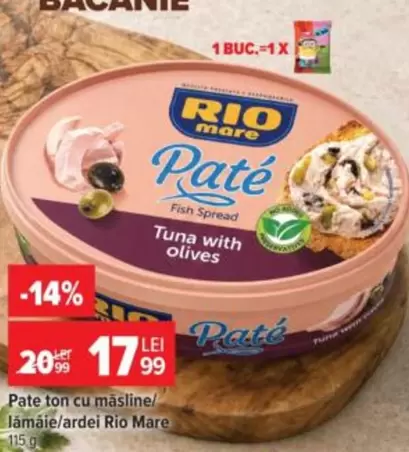 Pate ton cu masline