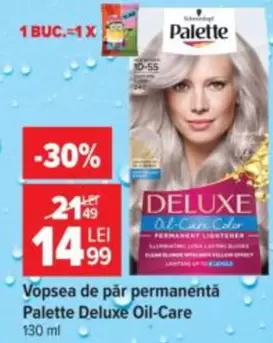 Vopsea de păr permanentă Deluxe Oil-Care