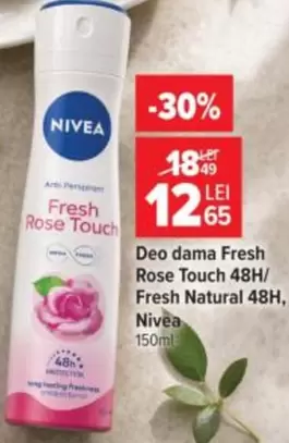 Deo dama Fresh Rose Touch 48H/ Fresh Natural 48H