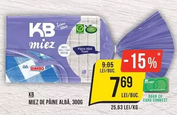 MIEZ DE PÂINE ALBĂ