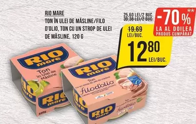 Ton în ulei de măsline/filo d'olio