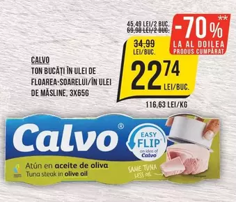 Flip - TON BUCĂȚI ÎN ULEI DE FLOAREA-SOARELUI/ÎN ULEI DE MĂSLINE