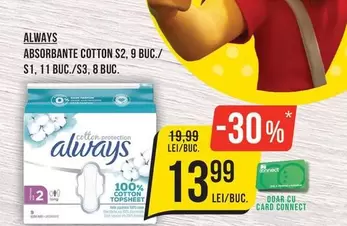 Always - ABSORBANTE COTTON S2