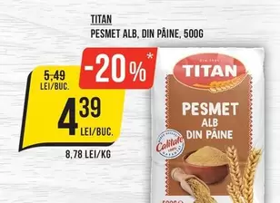 Alb - PESMET ALB, DIN PÂINE