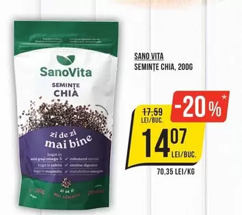 Sano Vita - SEMINȚE CHIA