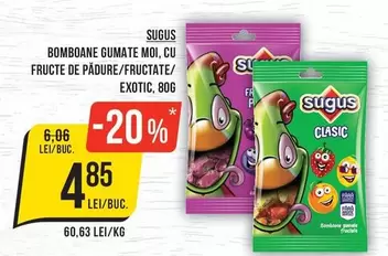 BOMBOANE GUMATE MOI, CU FRUCTE DE PĂDURE/FRUCTATE/EXOTIC