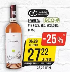 VIN ROZE, SEC, ECOLOGIC