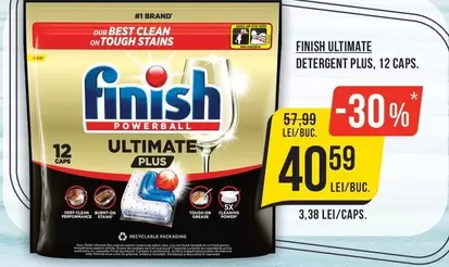 ULTIMATE PLUS DETERGENT PLUS, 12 CAPS.