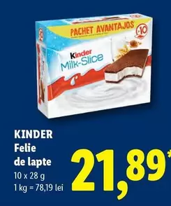 Kinder - Milk-Slice