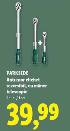 Antrenor clichet reversibil, cu mâner telescopic