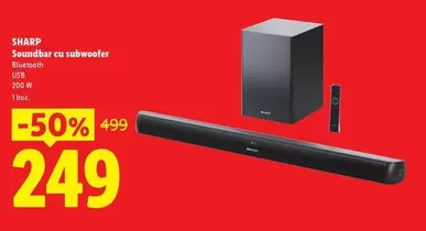 Soundbar cu subwoofer