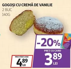 GOGOȘI CU CREMĂ DE VANILIE