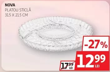 PLATOU STICLĂ