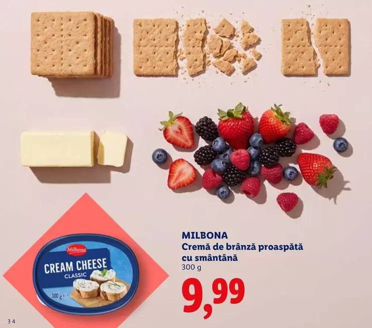 Cremă de brânză proaspătă cu smântână