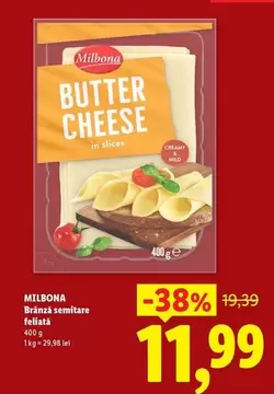 Butter Cheese in slices