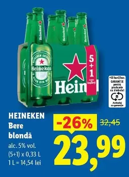Heineken - Bere blondă