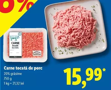 Carne tocată de porc