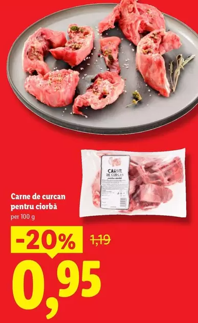 Carne de curcan pentru ciorbă