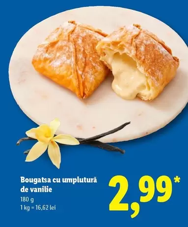 Bougatsa cu umplutură de vanilie