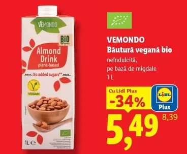 Băutură vegană bio