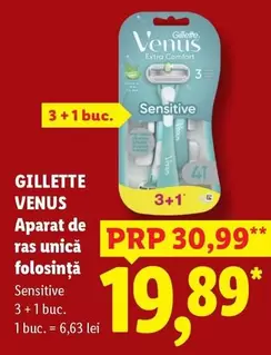 Venus - Aparat de ras unică folosință Sensitive