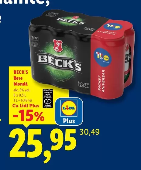 Beck's - Bere blondă