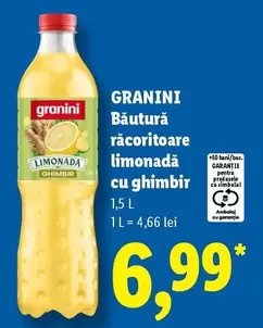 Băutură răcoritoare limonadă cu ghimbir