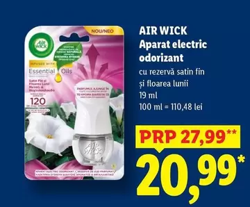 Aparat electric odorizant