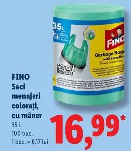 Saci menajeri colorati, cu maner