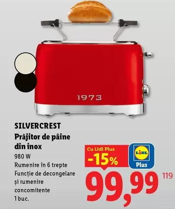 Prăjitor de pâine din inox