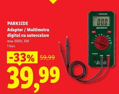Adaptor / Multimetru digital cu autoscalare