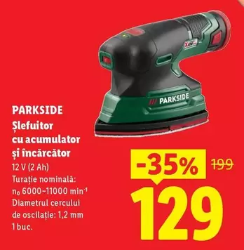 Șlefuitor cu acumulator