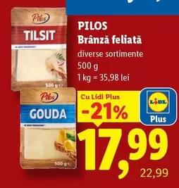 Brânză feliată