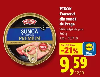Conserva din suncă