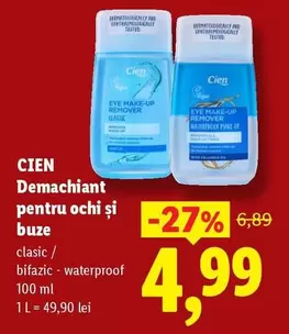 Demachiant pentru ochi si buze