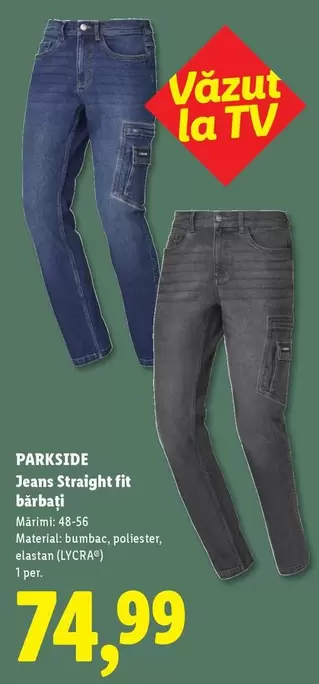 Jeans Straight fit bărbați