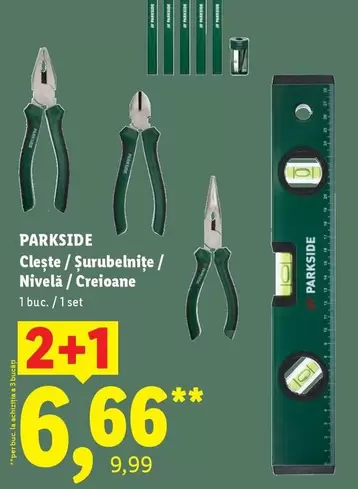 Clește / Șurubelnițe / Nivelă / Creioane