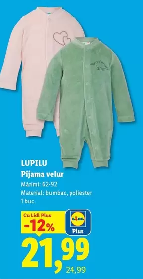 Pijama velur