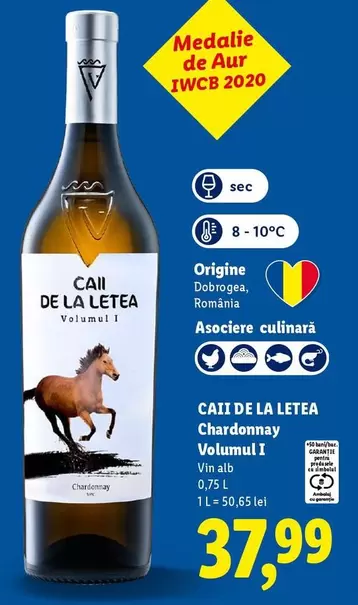 Alb - CAII DE LA LEATEA Chardonnay Volumul I