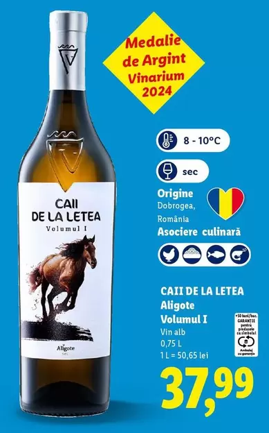 Alb - Caii de la Letea Aligote Volumul I