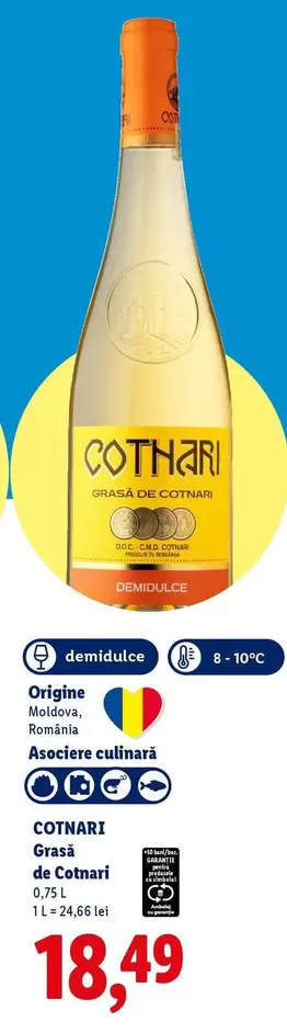 Cotnari - Grasă de Cătunari