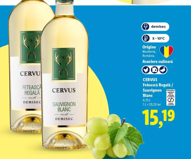 Alb - Fetească Regală / Sauvignon Blanc