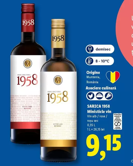 Alb - SARICA 1958 Ministicile vin