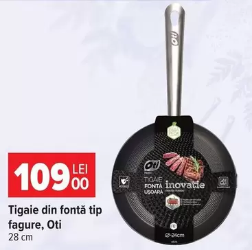 Tigaie din fontă tip fagure