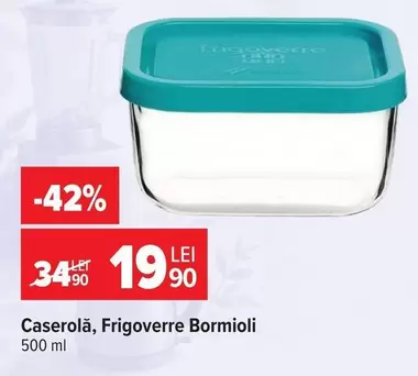 Caserolă, Frigoverre
