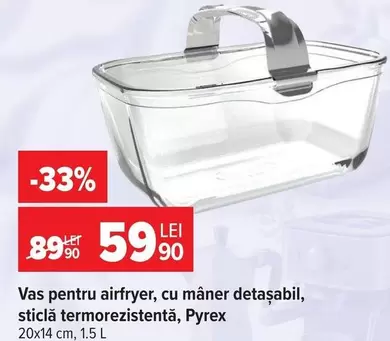 Vas pentru airfryer